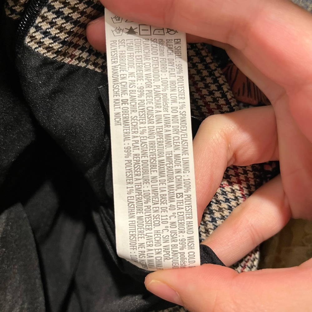 Forever 21 Check Wiggle Skirt Size M - Picture 8 of 8